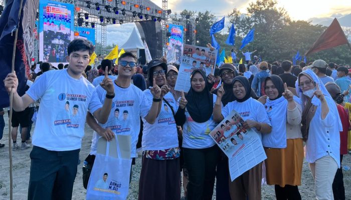 Suasana Kampanye Akbar Ahmad Ali dan Abdul Karim Aljufri di Kota Palu Hari Ini