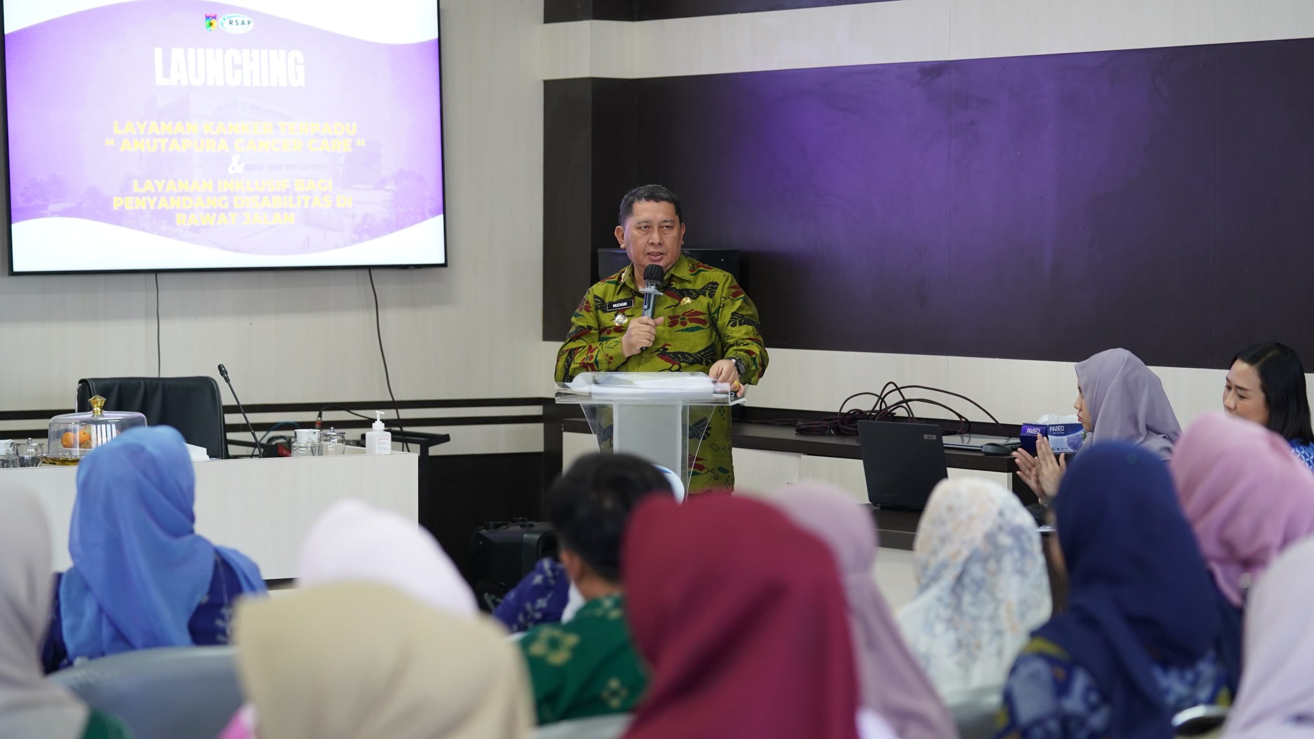 Pjs Wali Kota Palu Resmikan Layanan Unggulan Kanker dan Inklusif bagi Disabilitas di RSUD Anutapura