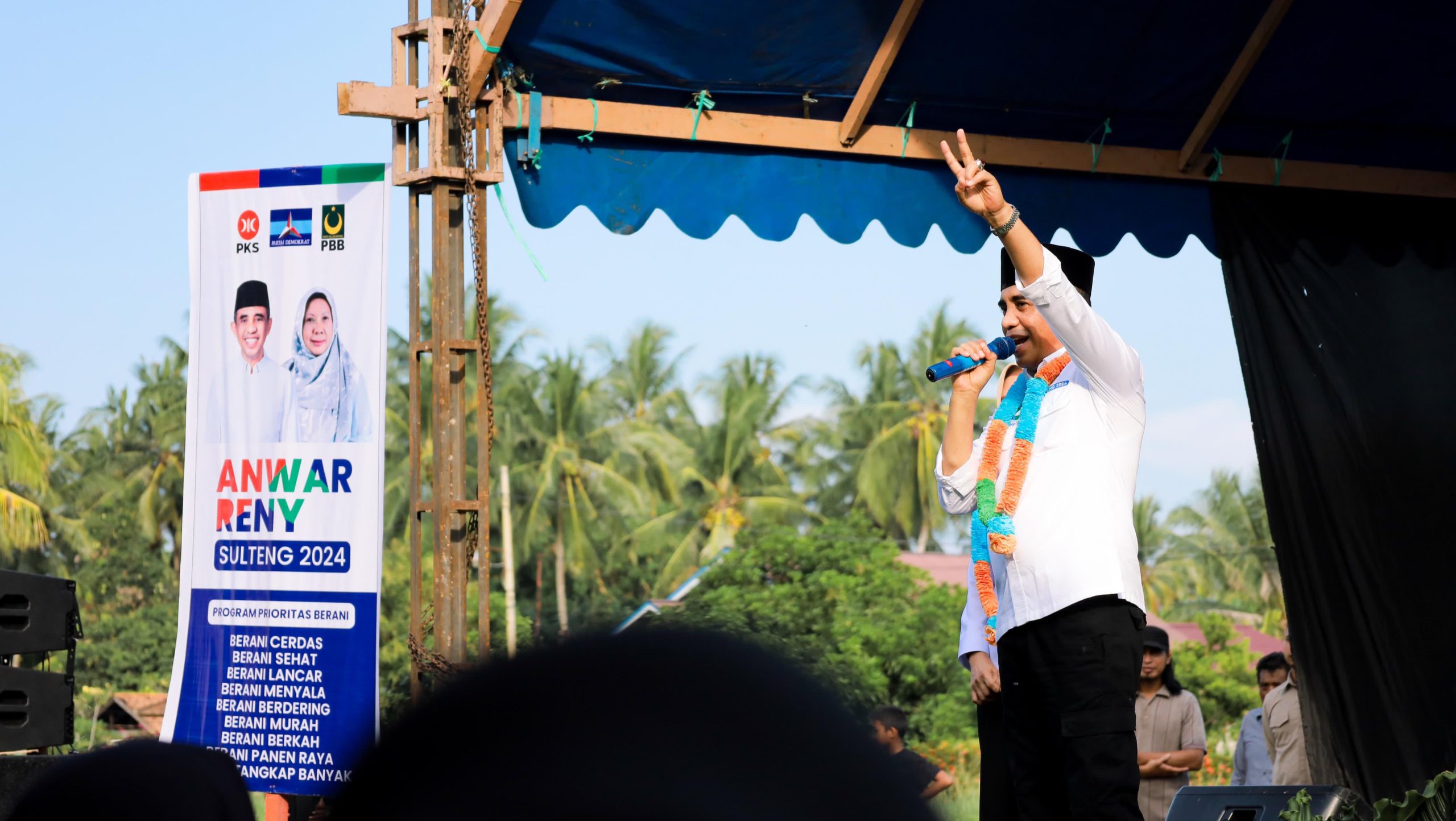 Anwar Hafid Imbau Masyarakat Tak Jelek-jelekan Paslon Lain di Pilkada Sulteng 2024