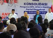 Ratusan Kader Demokrat Sigi Berikrar Menangkan Anwar Hafid dan Reny Lamadjido di Pilkada 2024