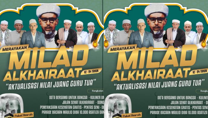 Berikut Jumlah Kegiatan Milad Alkhairaat ke-94 di Kota Palu, Ada Jalan Sehat Berhadiah Umrah
