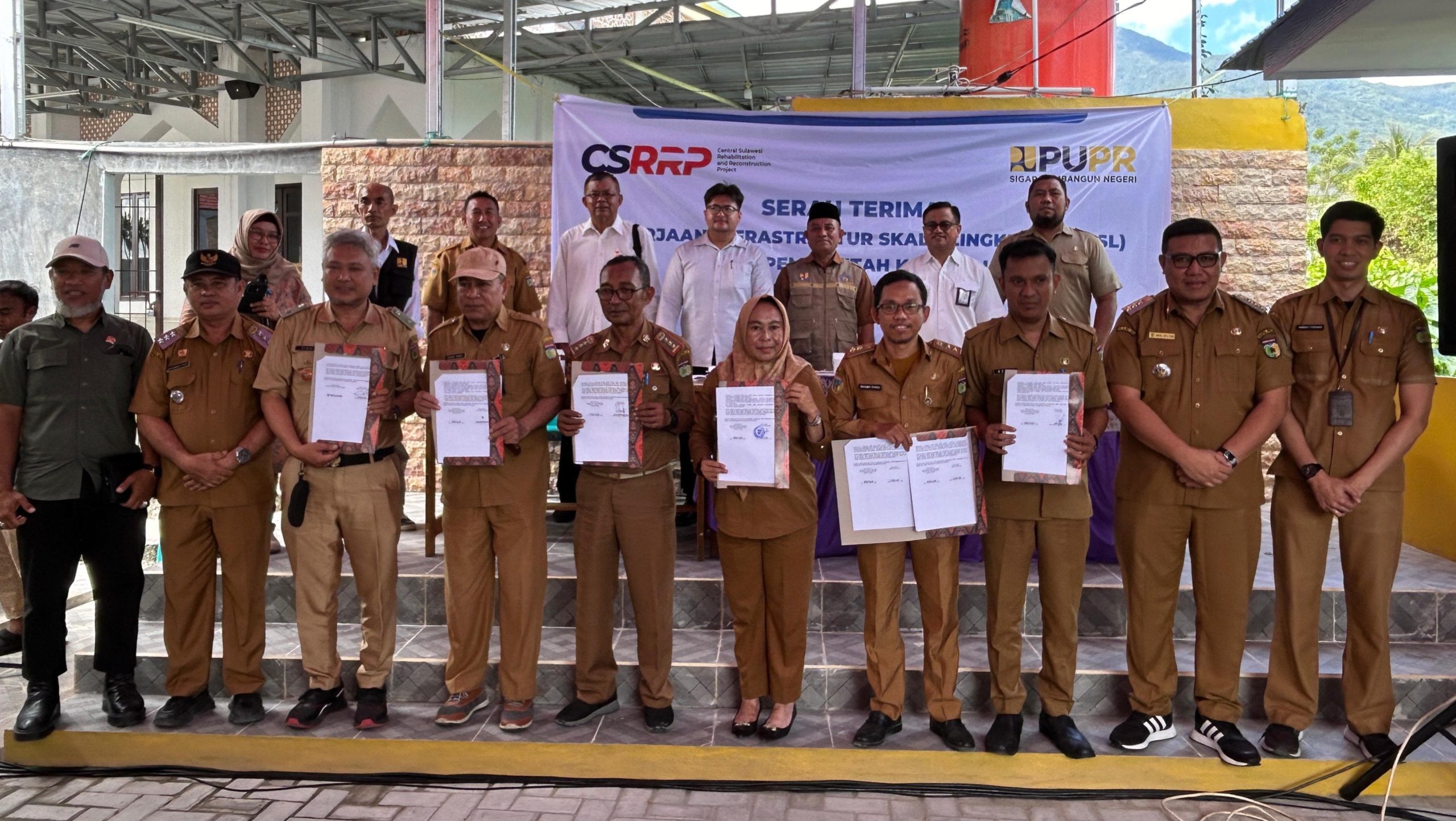 Pemulihan Pascabencana, Kadisperkim Kota Palu Terima Hasil Pekerjaan Infrastruktur Skala Lingkungan CSRRP