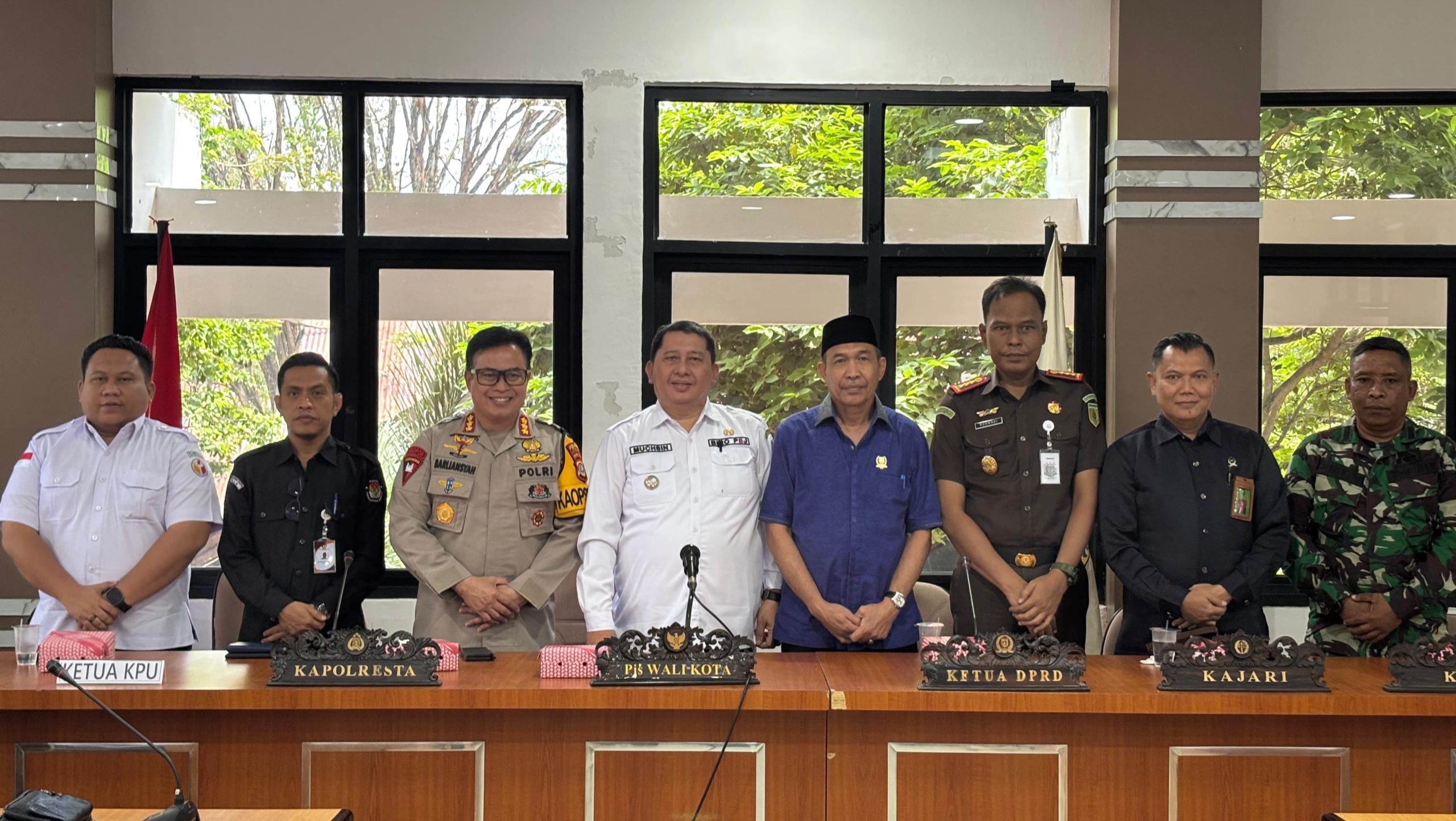 Pjs Wali Kota Palu Pimpin Rapat Koordinasi Persiapan Pilkada 2024