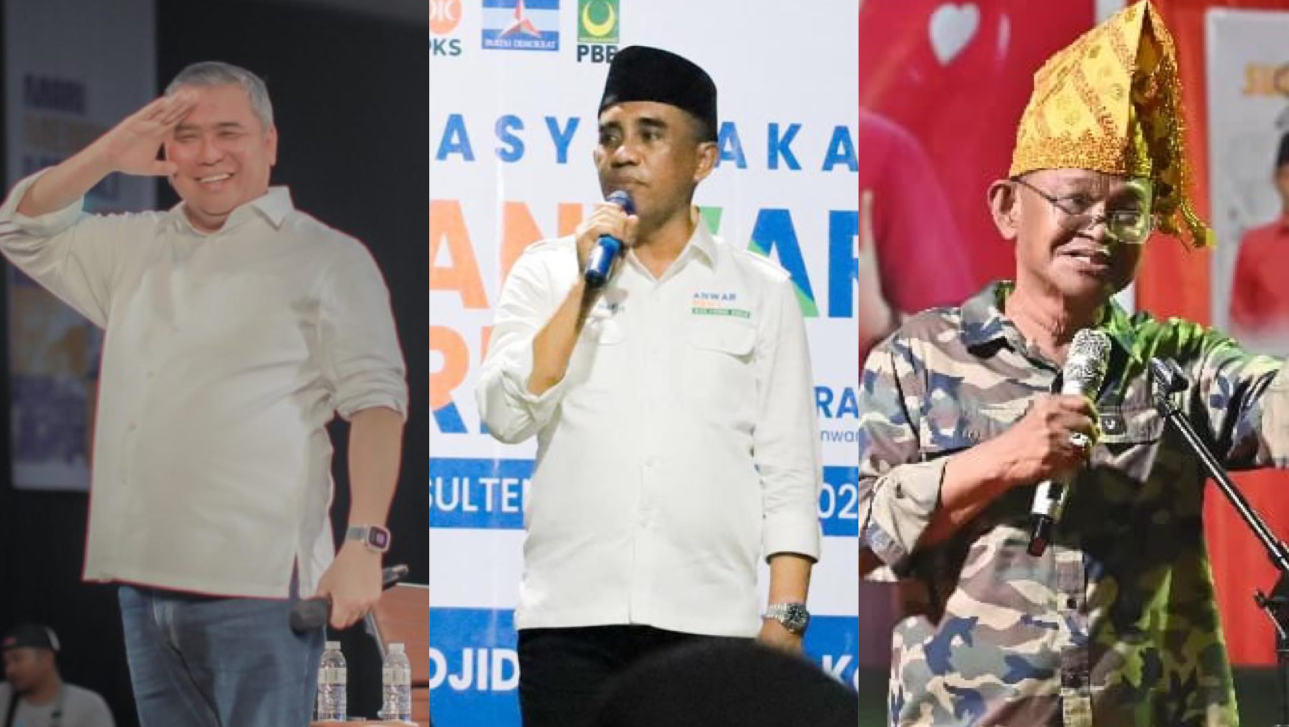 Quick Count Pilkada Sulteng 2024, Ahmad Ali, Anwar Hafid dan Rusdy Mastura, Siapa Unggul?