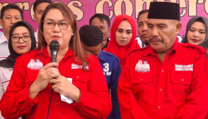 Vera Elena Laruni dan Taufik Burhan Klaim Kemenangan di Pilkada Donggala 2024