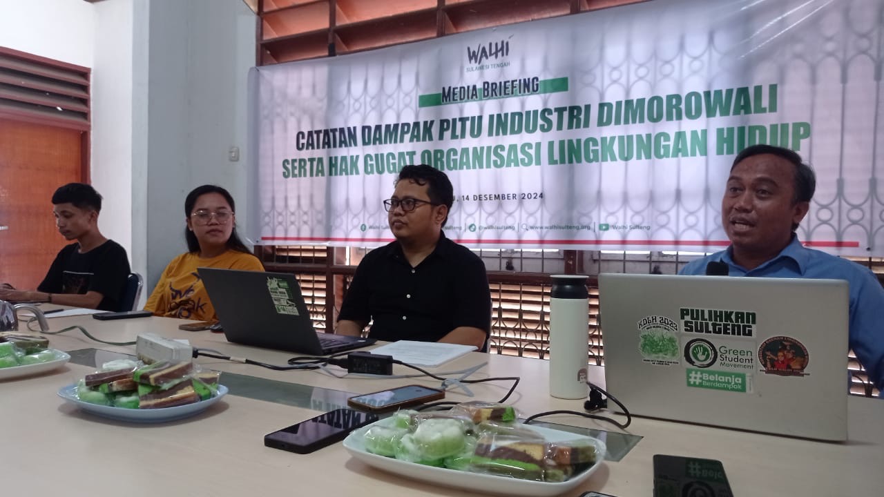 Walhi Gugat Gubernur Sulteng, Bupati Morut dan 3 Perusahaan Tambang Buntut Pelanggaran HAM-Pencemaran Lingkungan