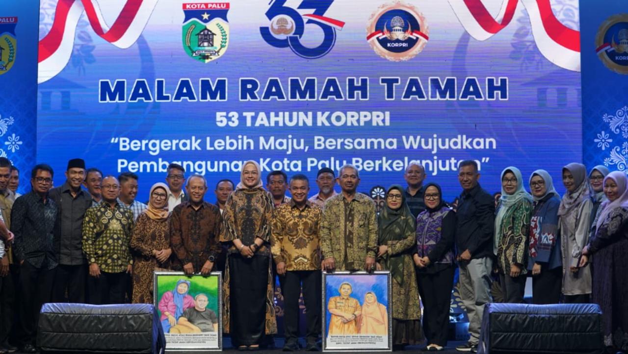 Wali Kota Palu Hadiri Malam Ramah Tamah HUT ke-53 KORPRI, Komitmen Pembangunan Berkelanjutan