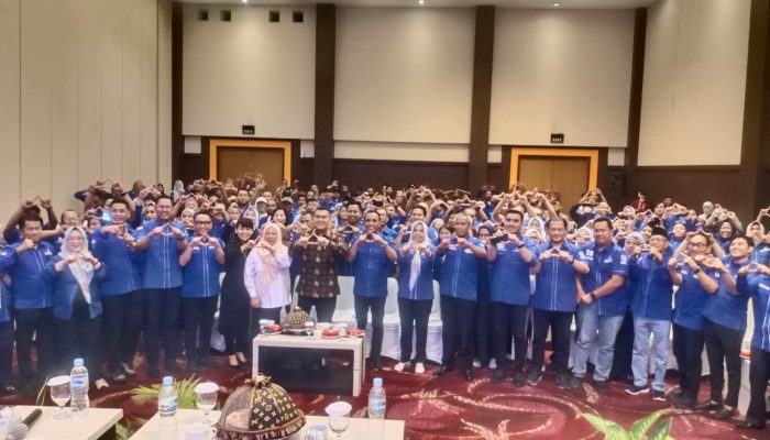 Temu Kader Partai Demokrat, Anwar Hafid Laporkan Masalah Pertanahan Sulteng ke Wamen ATR/BPN Ossy Dermawan