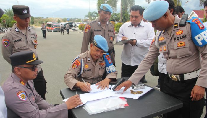 Bidpropam Tarik 4 Senpi Milik Personel Polda Sulteng