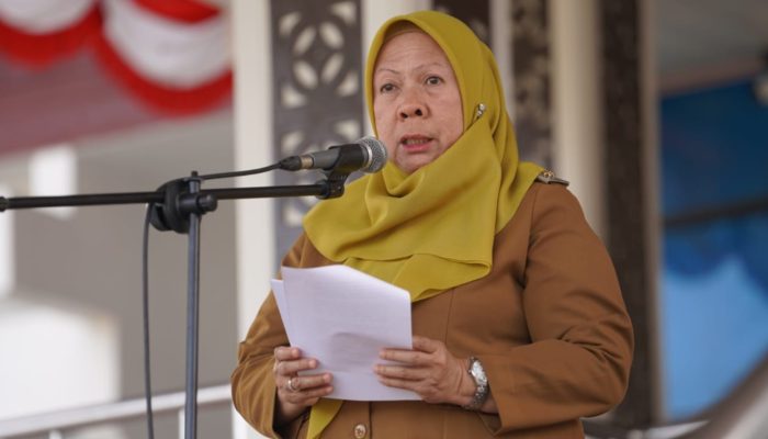 Reny Lamadjido Resmi Lepas Kafilah Kota Palu untuk Festival Seni dan Qasidah Nasional di Morut