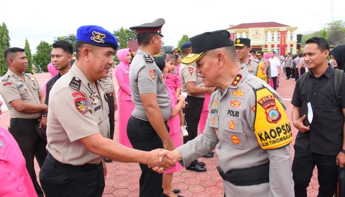 720 Personel dan PNS Polda Sulteng Naik Pangkat Jelang Tahun Baru 2025