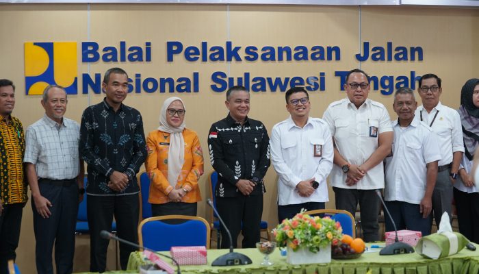 Kunjungi BPJN Sulteng, Hadianto Rasyid Usulkan Revitalisasi Jalur Pejalan Kaki di Sejumlah Jalan Utama Kota Palu