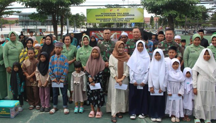Pangdam XIII/Mdk Mayjen TNI Suhardi Resmikan Mushola dan Serahkan Bantuan Sosial di Kodim 1306/Kota Palu