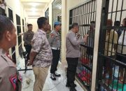 Kombes Pol Deny Abrahams Sidak Rutan Polresta Palu, Pastikan Sesuai Standar Hak Asasi Manusia