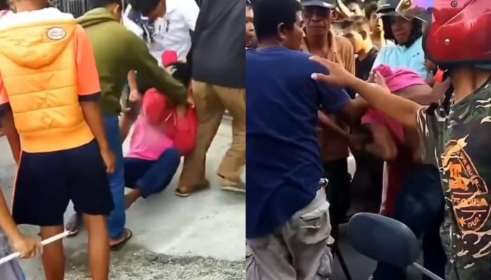 Pria di Kota Palu Diamuk Massa Gegara Mencuri Handphone, Rekannya Berhasil Kabur