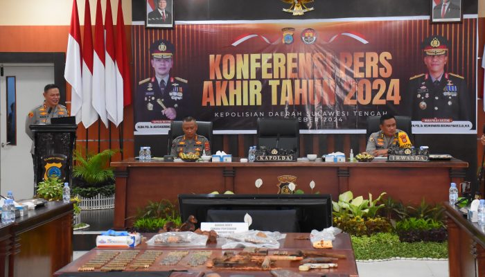 Polda Sulteng Pecat 57 Polisi Sepanjang Tahun 2024
