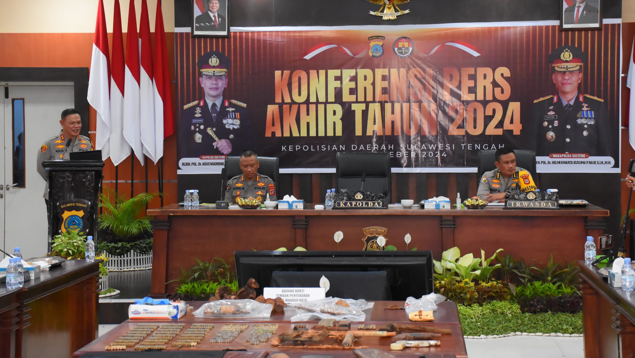Polda Sulteng Pecat 57 Polisi Sepanjang Tahun 2024