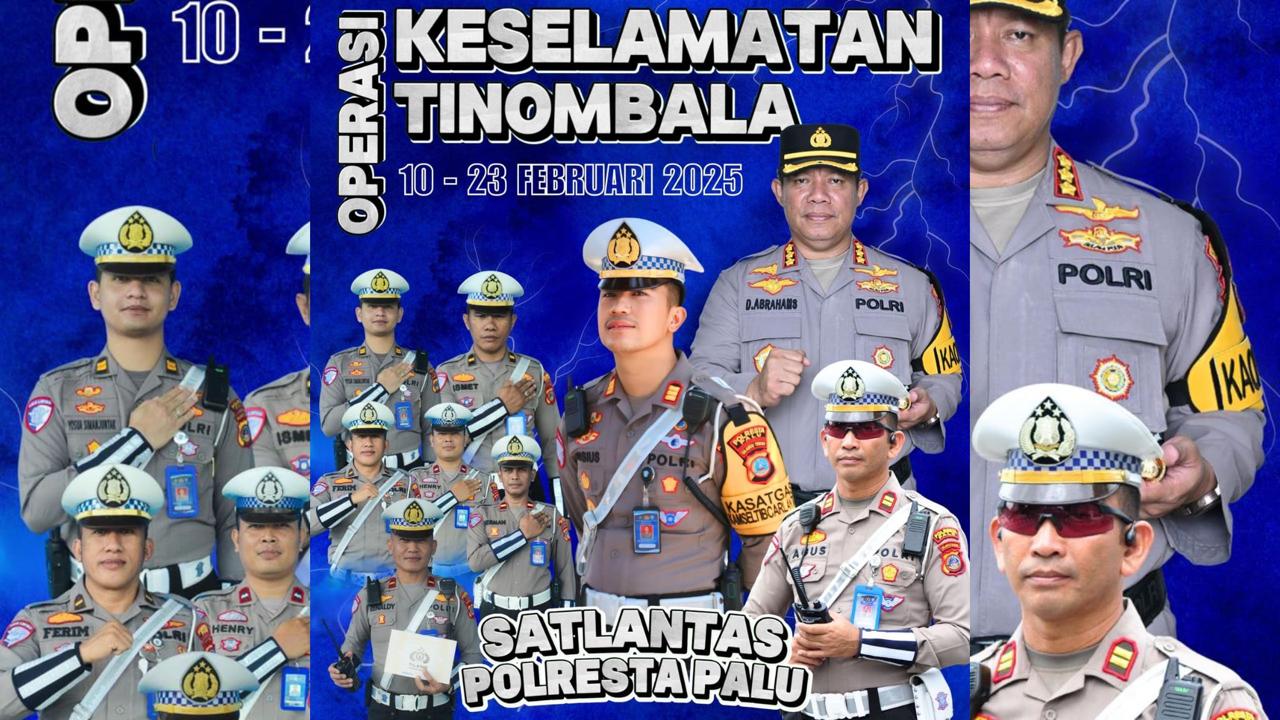 Hari Ini Polresta Palu Gelar Operasi Keselamatan Tinombala 2025, Berikut 10 Pelanggaran yang Jadi Sasaran
