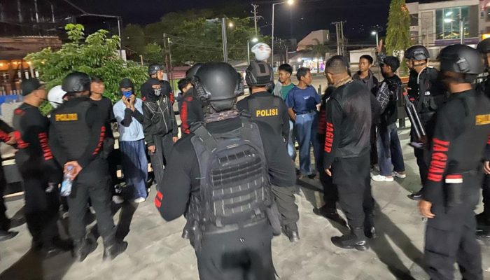 14 Anggota Geng Motor Ditangkap Tim Jaguar Sat Samapta Polresta Palu, Ternyata Niat Tawuran