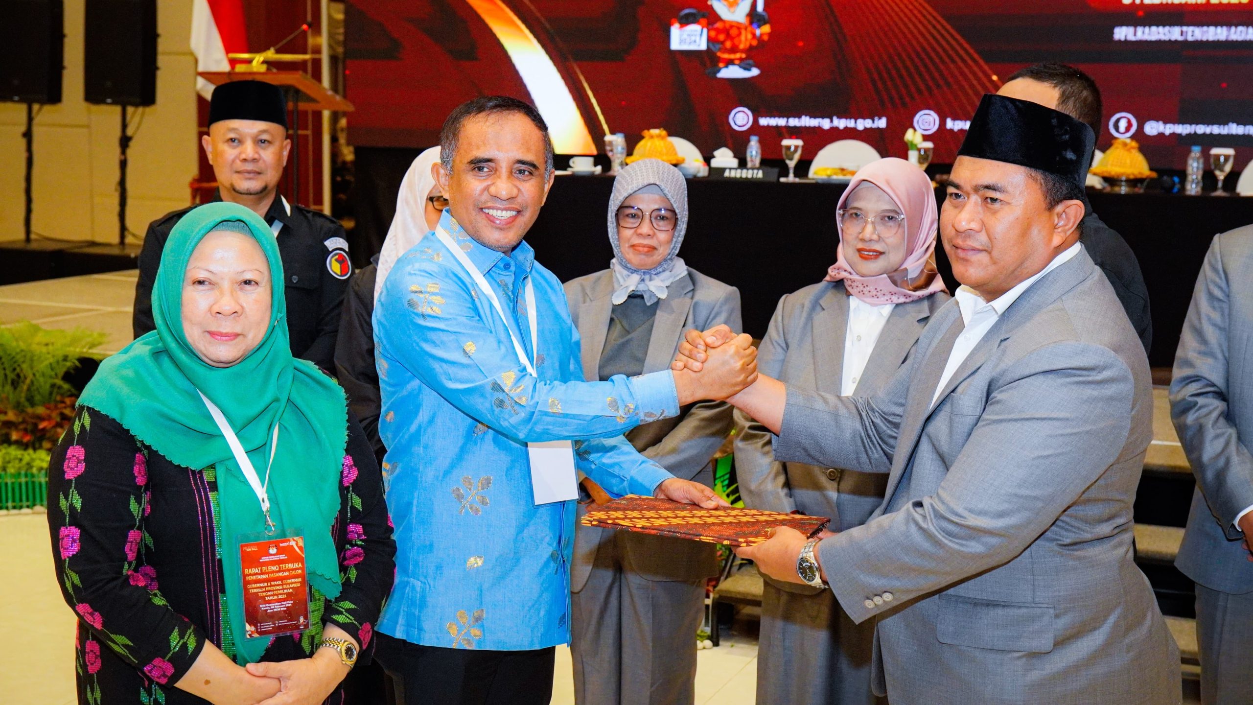 KPU Tetapkan Anwar Hafid-Reny Lamadjido sebagai Gubernur dan Wakil Gubernur Sulteng Terpilih Periode 2025-2030