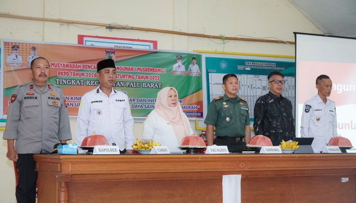 Reny Lamadjido Ingatkan Pengelolaan Anggaran saat Buka Musrenbang Tingkat Kecamatan Palu Barat