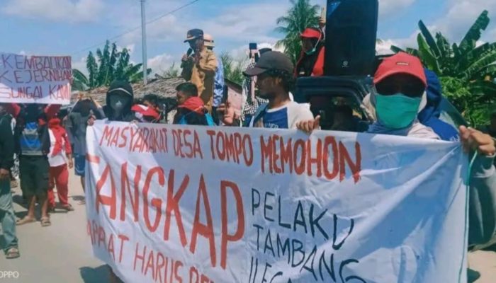 Warga Desak Aktivitas Tambang Emas Ilegal di Hulu Sungai Taopa Parimo Ditutup, Lahan Pertanian Terancam Gagal Panen