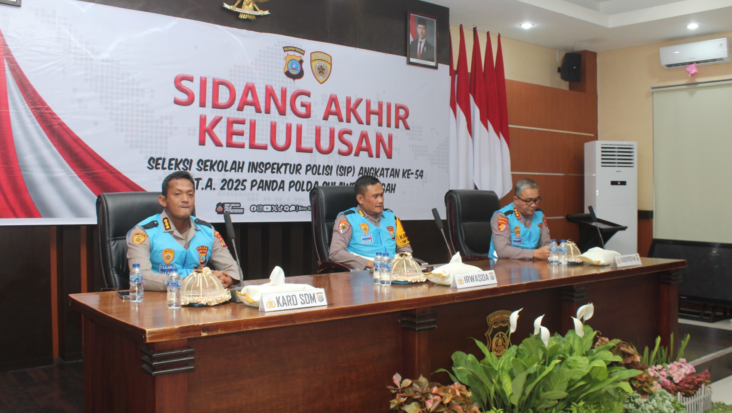 111 Peserta Tak Lulus Sekolah Inspektur Polisi Angkatan 54 Polda Sulteng