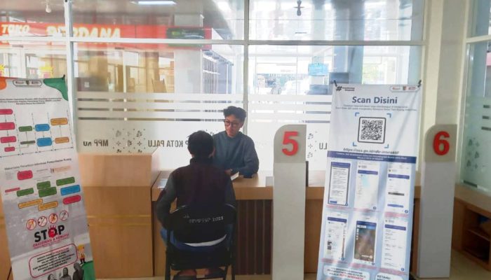Dinas Penataan Ruang dan Pertanahan Buka MPP di Pasar Bambaru Kota Palu
