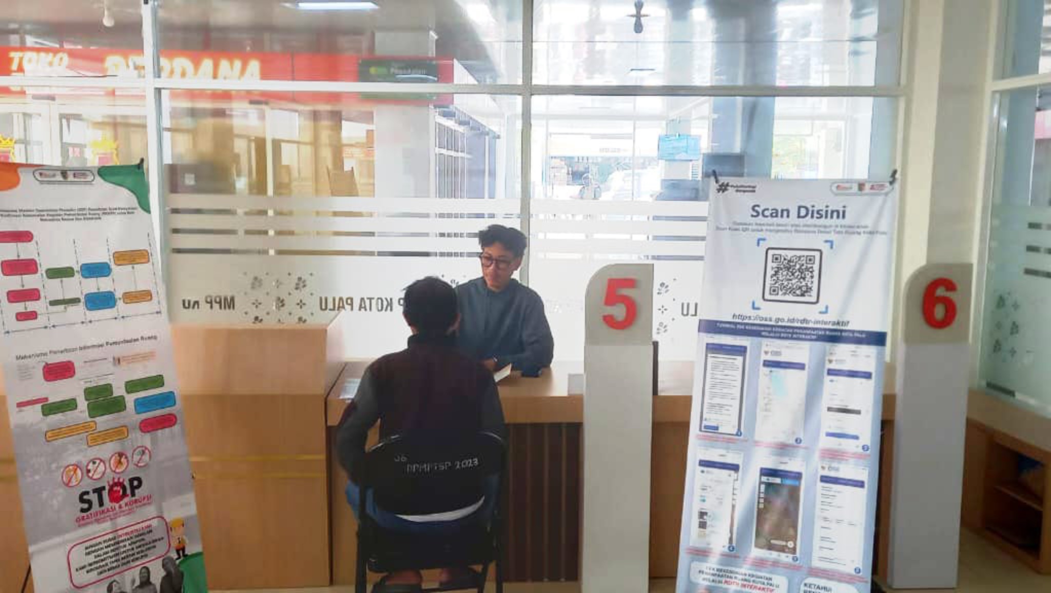 Dinas Penataan Ruang dan Pertanahan Buka MPP di Pasar Bambaru Kota Palu