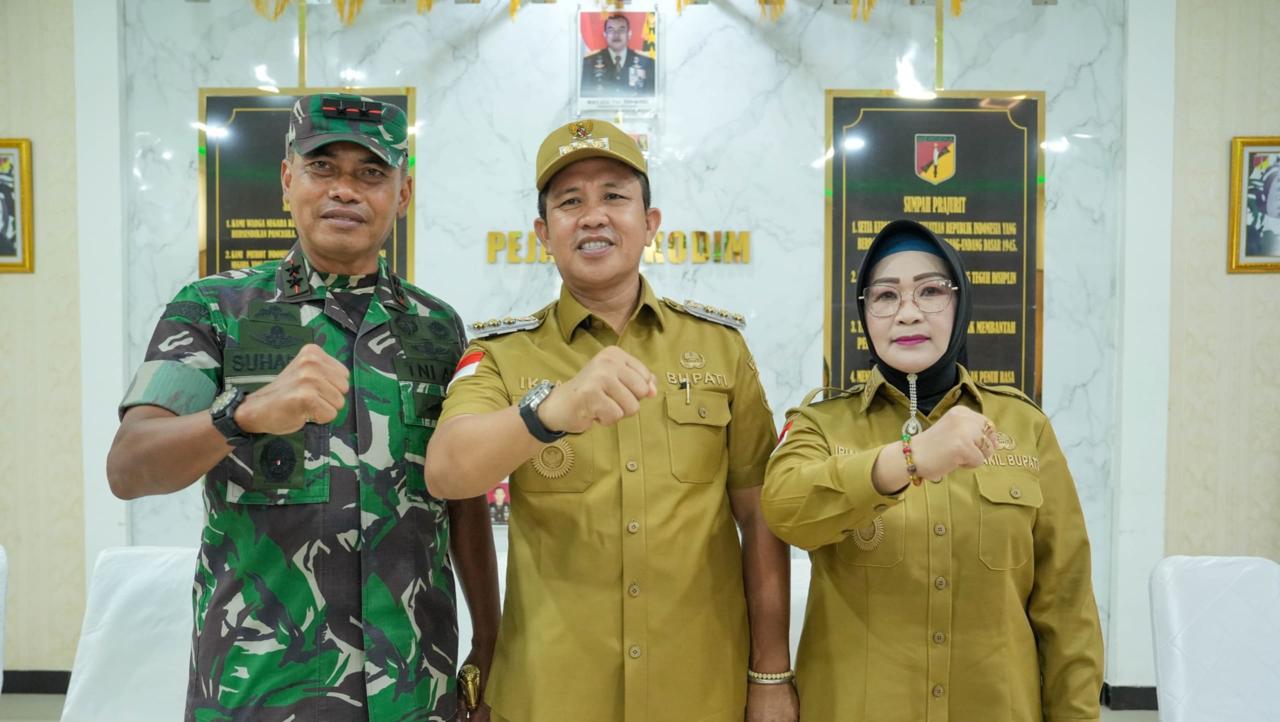 Pangdam XIII/Merdeka Puji Kepemimpinan Bupati Morowali Iksan Baharuddin