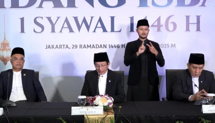 Hasil Sidang Isbat, Hari Raya Idul Fitri 2025 Jatuh pada Senin 31 Maret