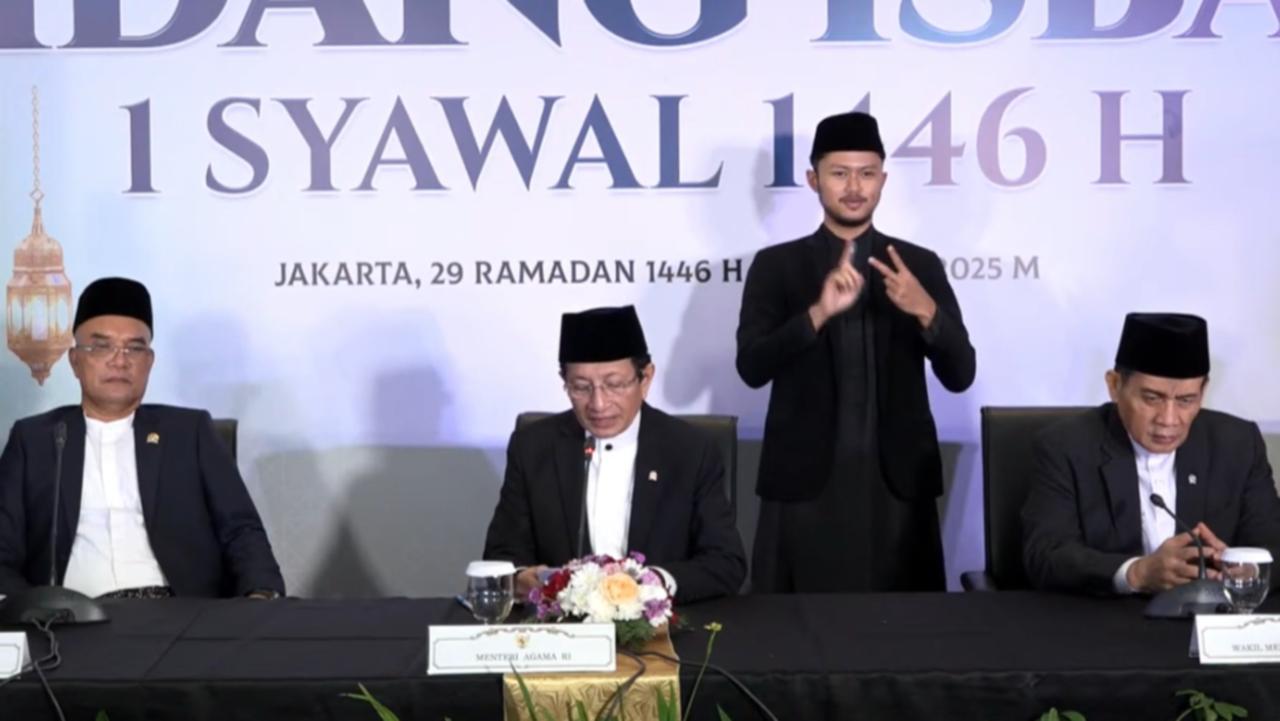 Hasil Sidang Isbat, Hari Raya Idul Fitri 2025 Jatuh pada Senin 31 Maret