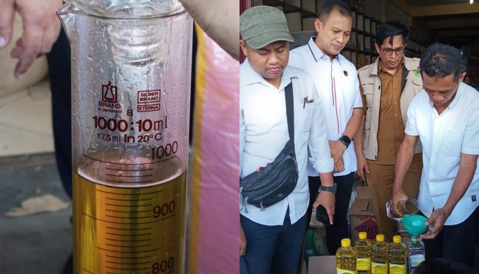 Satgas Pangan Polda Sulteng Temukan MinyaKita di Kota Palu Disunat hingga Dijual di Atas HET