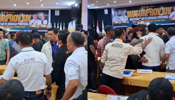 BREAKING NEWS: Musprov KONI Sulteng Ricuh, Peserta Protes Gegara Tak Sesuai AD/ART