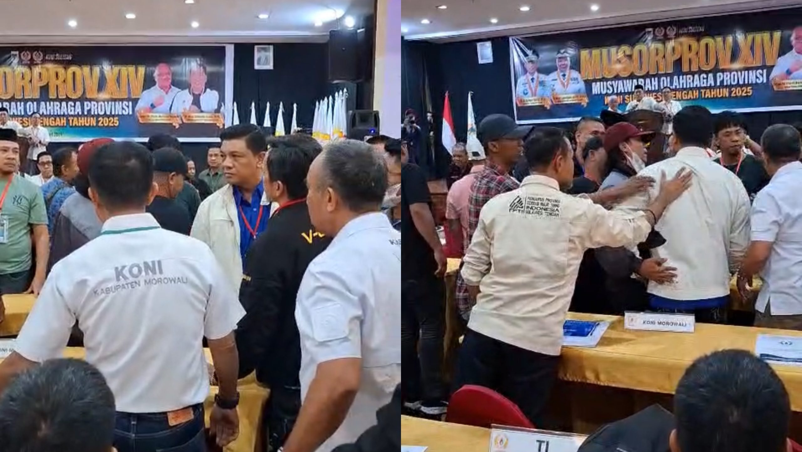 BREAKING NEWS: Musprov KONI Sulteng Ricuh, Peserta Protes Gegara Tak Sesuai AD/ART