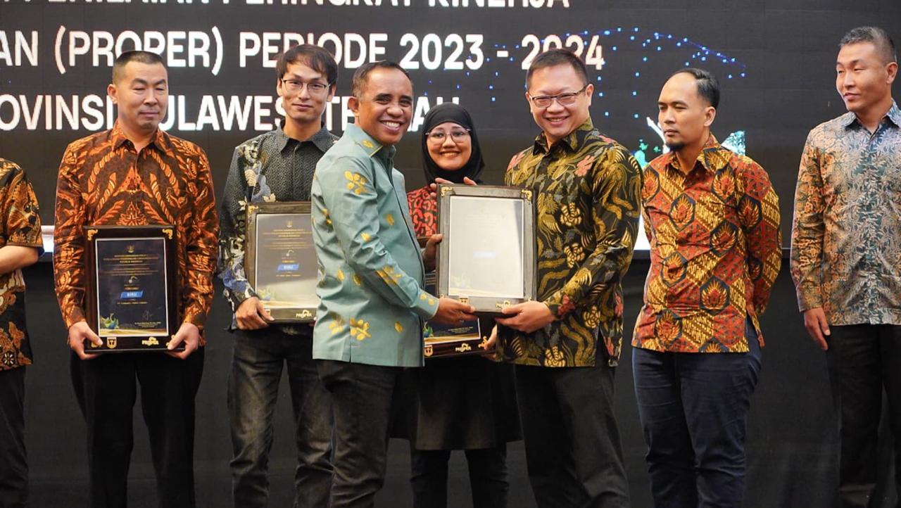 67 Perusahaan di Sulteng Dapat Penghargaan, Anwar Hafid Ingatkan Tetap Jaga Kelestarian Lingkungan