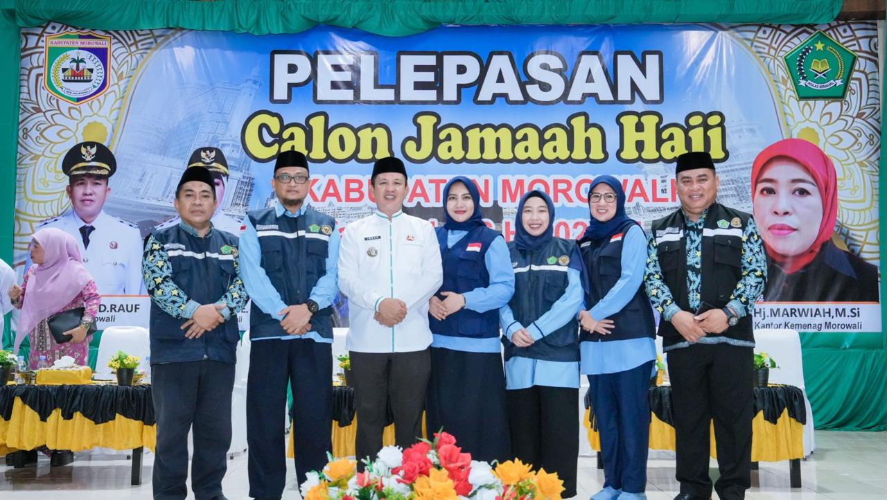 Bupati Iksan Baharuddin Lepas 94 Jamaah Haji Morowali, Tanggung Biaya Transportasi dan Konsumsi