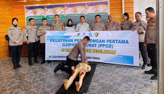 Jasa Raharja Gandeng Biddokkes Polda Sulteng Gelar PPGD, Tekan Fatalitas Kecelakaan