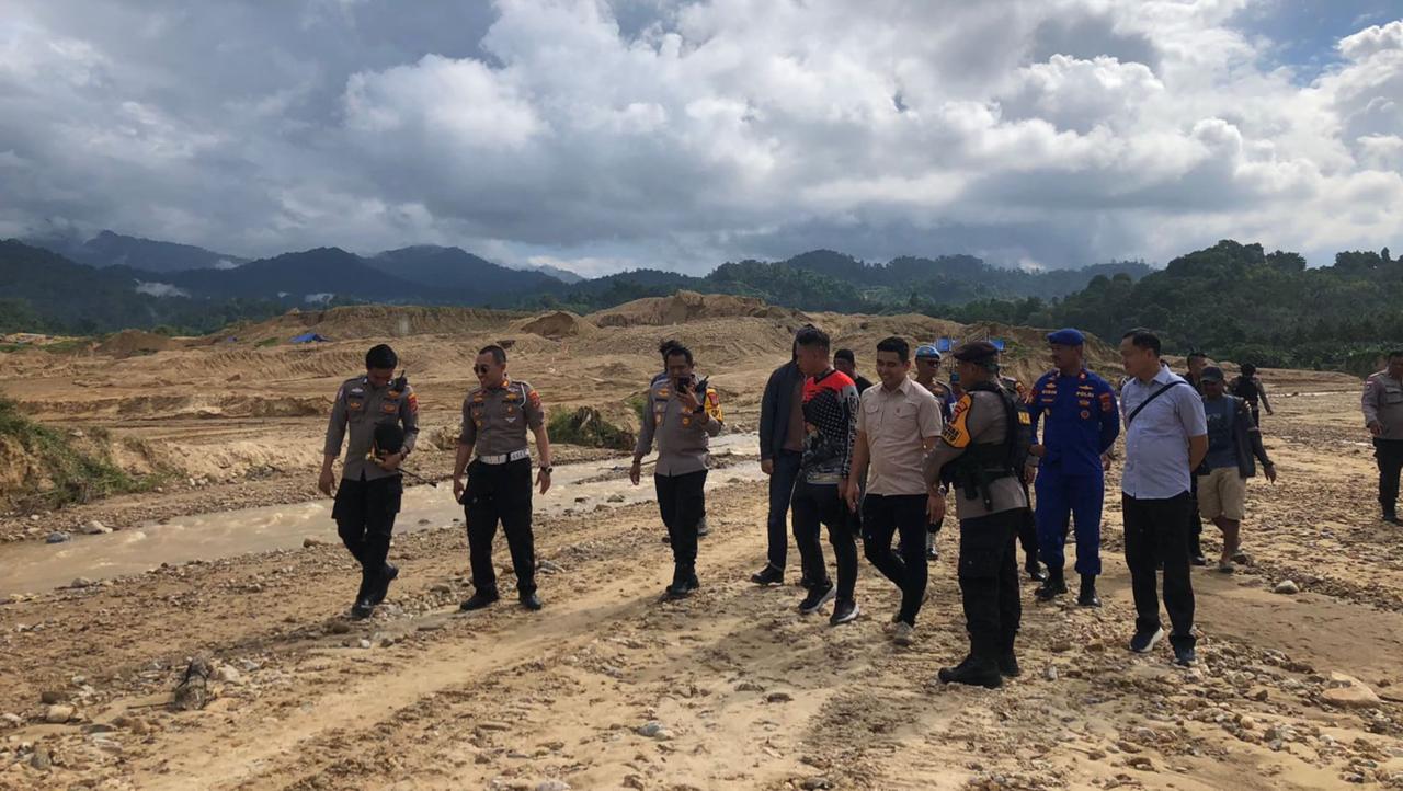Personel Gabungan Polda Sulteng Selidiki Lima Lokasi Aktivitas Tambang Ilegal di Parigi Moutong