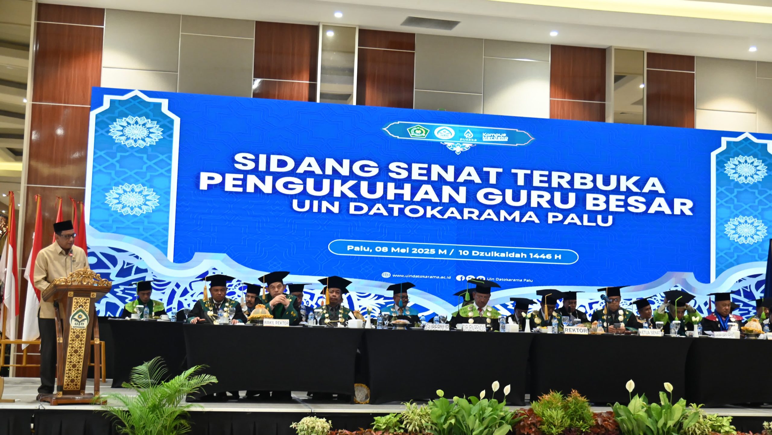 Tiga Guru Besar UIN Datokarama Palu Dikukuhkan, Ini Daftar Namanya