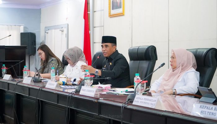 Gubernur Sulteng Minta RPJMD 2025–2030 Fokus Tuntaskan Kemiskinan, Pengangguran dan Ketimpangan Antarwilayah