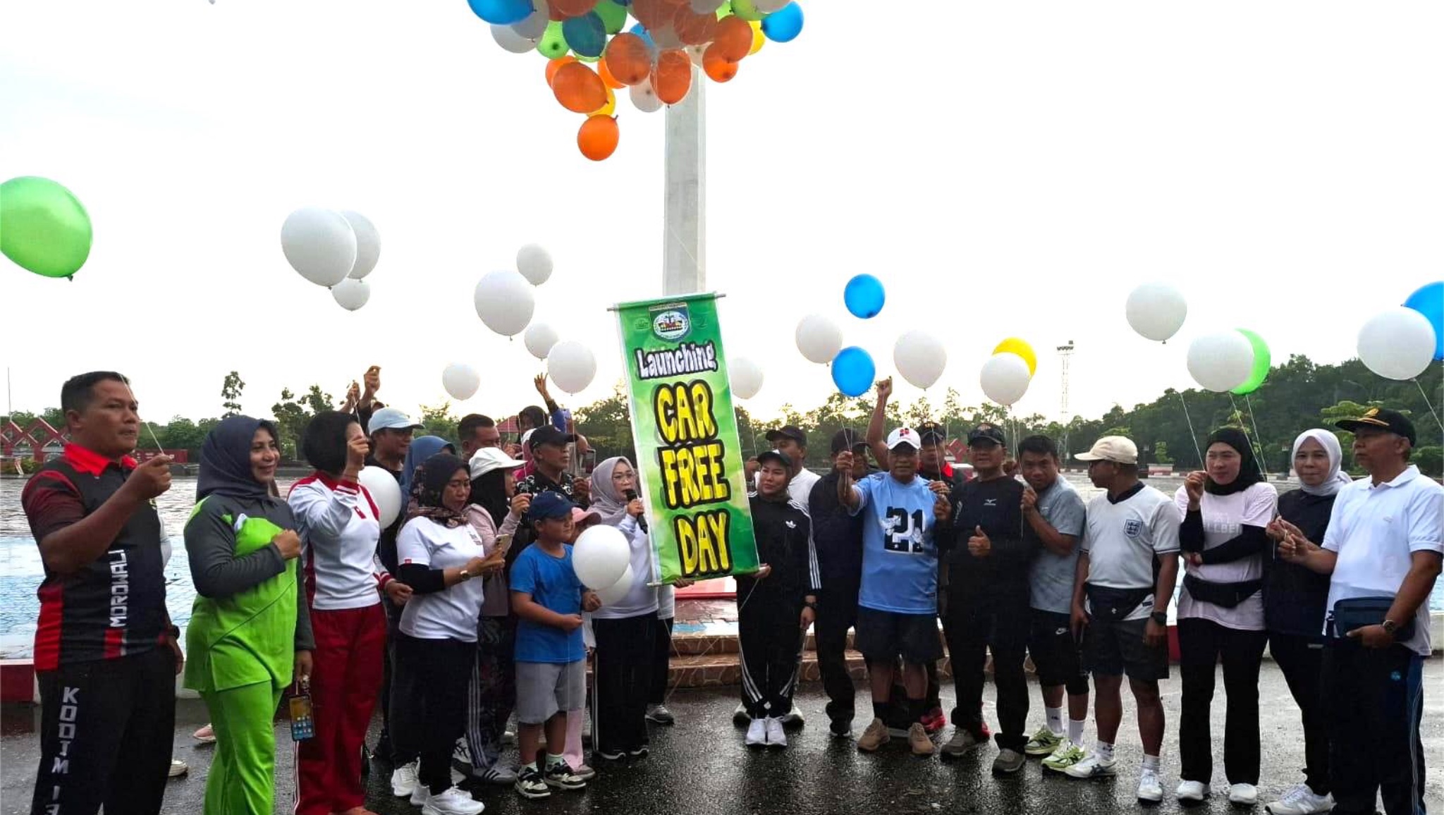 Wabup Iriane Iliyas Resmi Luncurkan CFD Morowali, Dorong Gaya Hidup Sehat dan Ramah Lingkungan