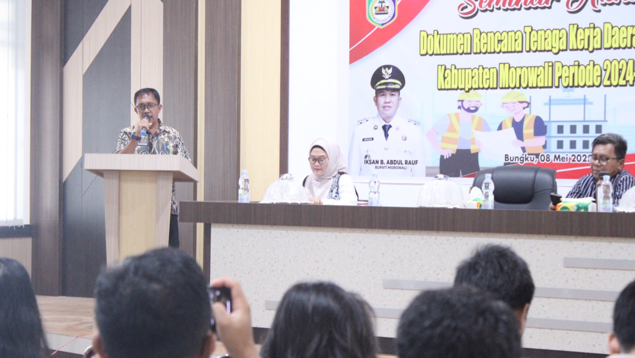 Sekda Morowali Buka Seminar Akhir RTKD 2024–2030, Fokus Petakan Kebutuhan Tenaga Kerja di Sektor Strategis