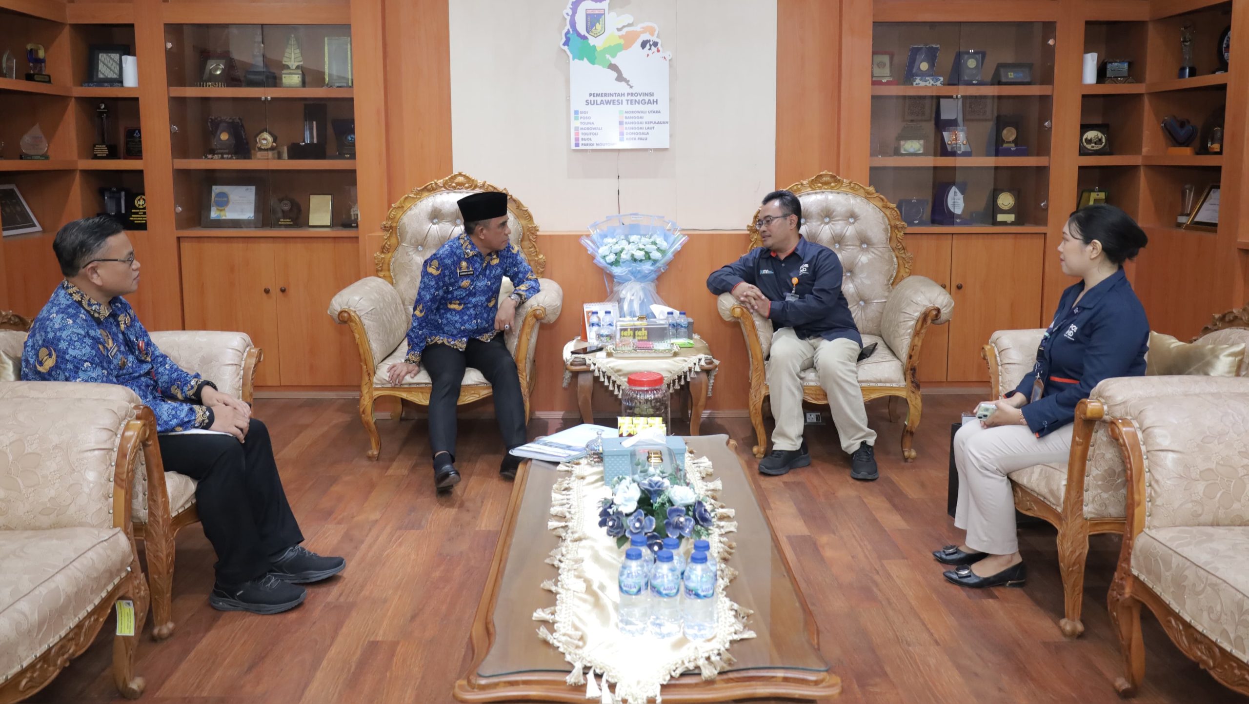 Pos Indonesia Tawarkan Kerja Sama Penyaluran Bansos dan Beasiswa ke Gubernur Sulteng