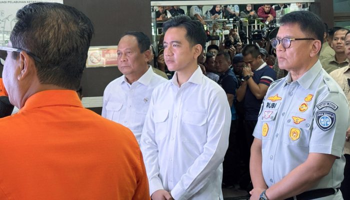 Jasa Raharja Dampingi Wapres Gibran Tinjau Penanganan Korban Kecelakaan KMP Tunu Pratama Jaya di Pelabuhan Ketapang