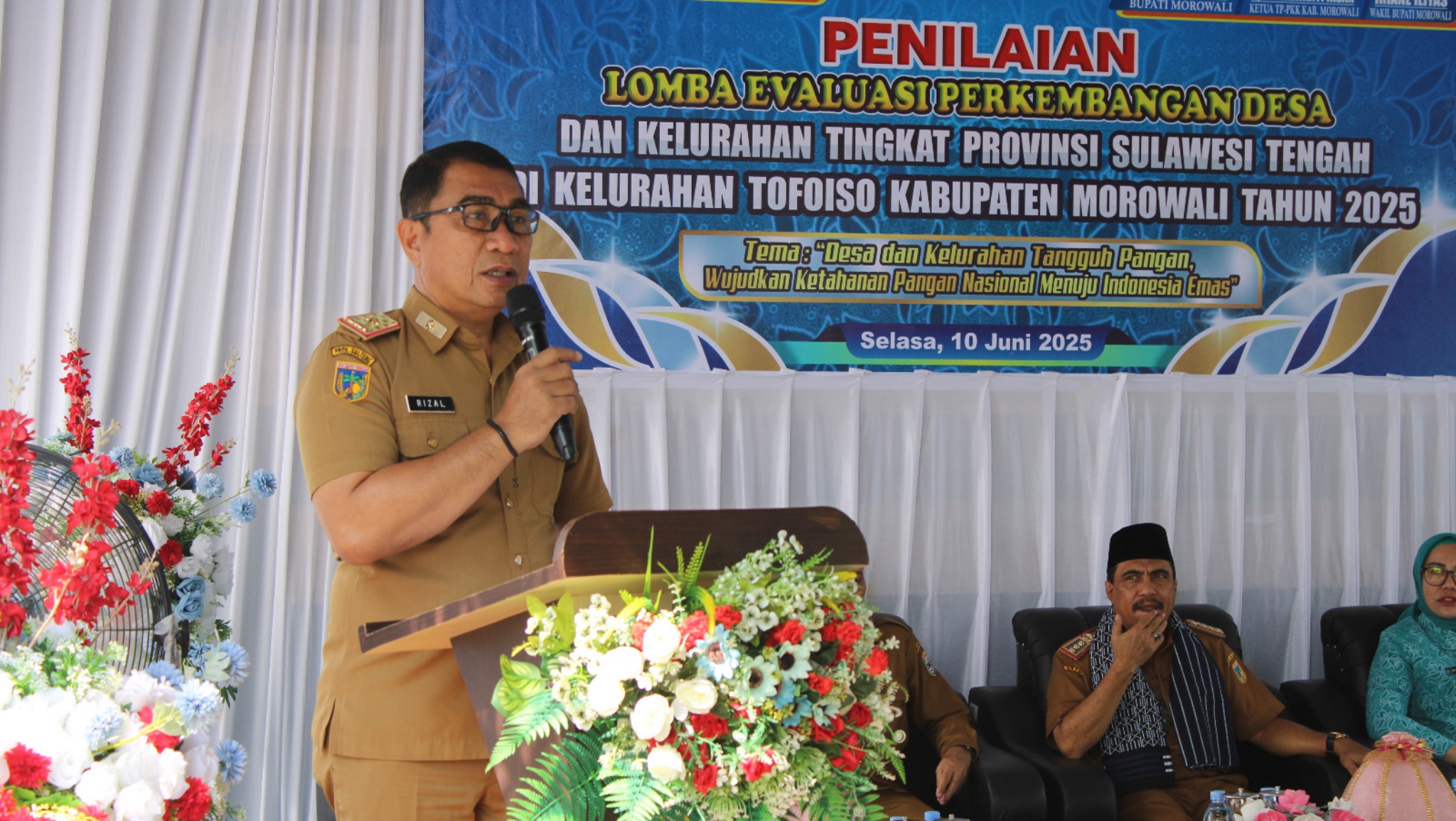 Pemkab Morowali Terima Tim Penilai Lomba Evaluasi Perkembangan Kelurahan Tingkat Provinsi Sulteng di Tofoiso