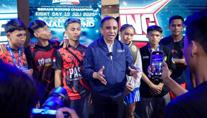Anwar Hafid Apresiasi Berani Boxing Champion, Sebut Sulawesi Tengah Siap Cetak Ellyas Pical Baru