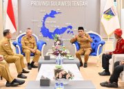 Gubernur Sulteng Terima Kunjungan Bupati Sigi, Bahas Peresmian Jaringan Listrik dan Festival Danau Lindu 2025