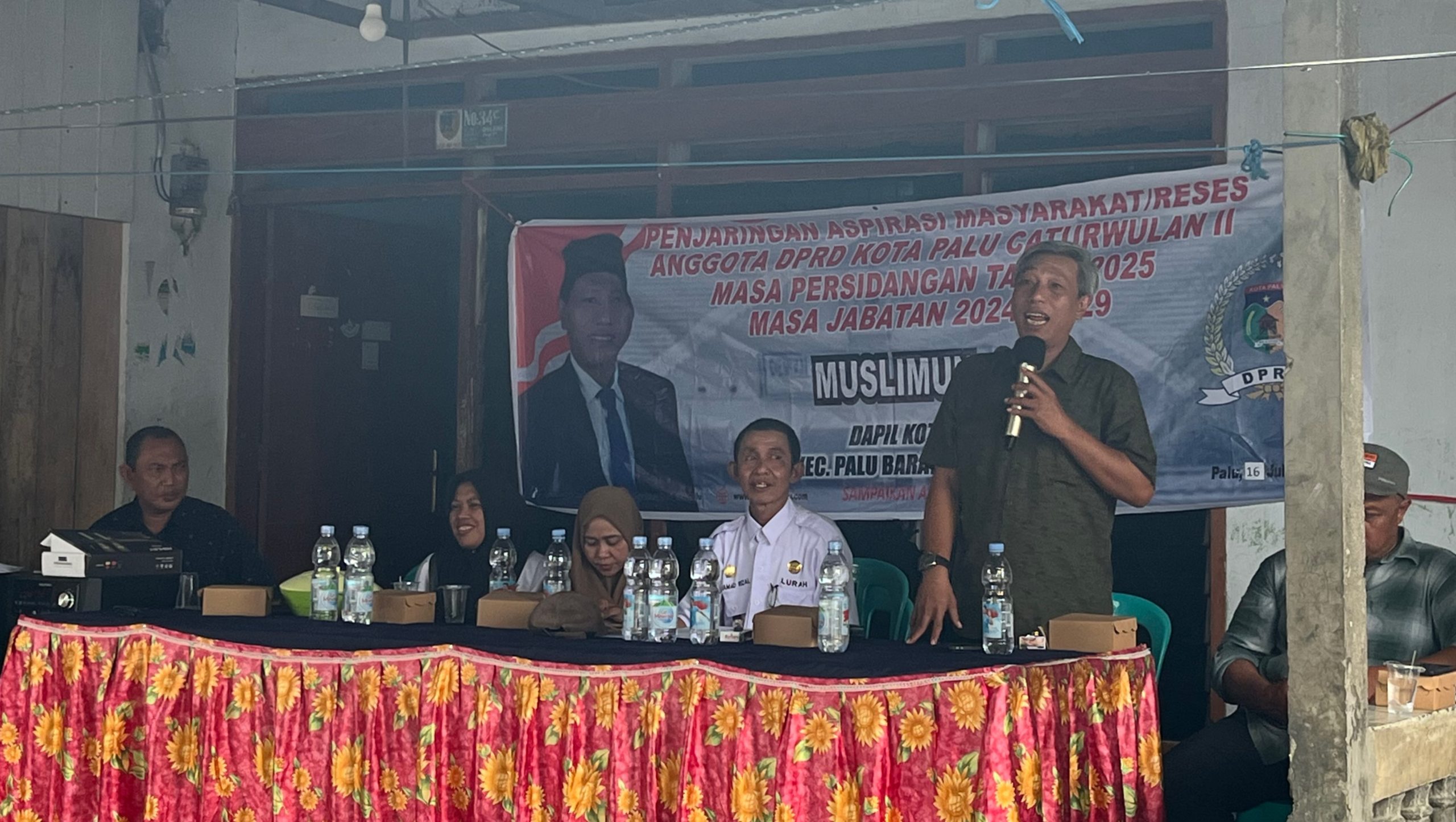 Muslimun Boyong 7 OPD saat Reses di Kelurahan Kamonji Palu, Warga Keluhkan Soal Pembayaran PBB dan Perbaikan Drainase
