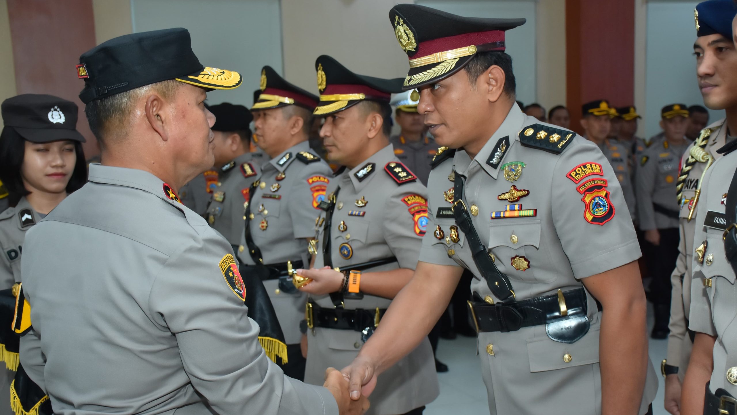 Polda Sulteng Gelar Sertijab 2 Kapolres dan Dirsamapta, Ini Nama-namanya!